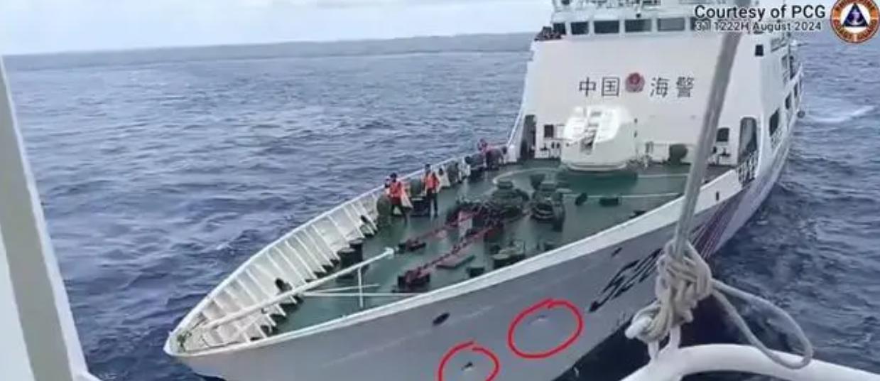 菲9701舰猖狂挑衅！竟敢公然撞击我海警5205舰，结果……

8月31日，南海