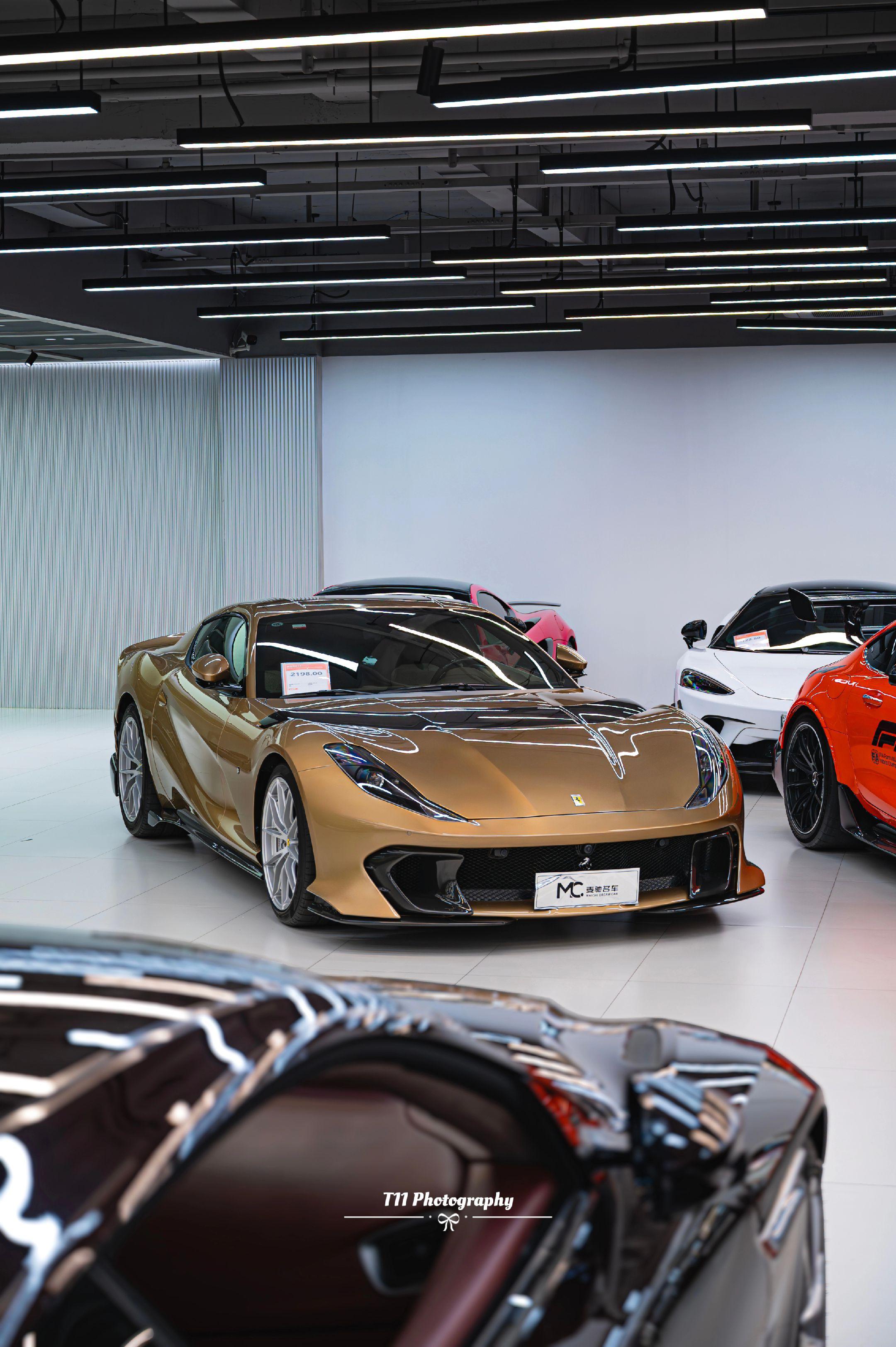 这个颜色的法拉利812c只有两台。Ferrari 812 Compet...