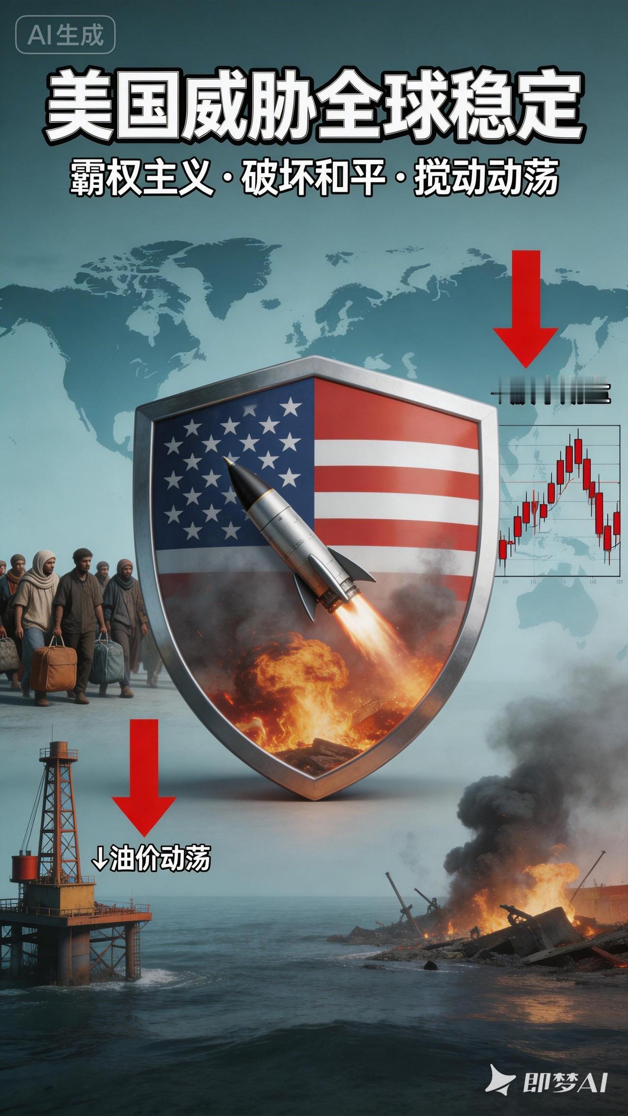 为什么说美国是当今世界和平与发展的最大威胁

美国被广泛认为是世界和平与发展的最