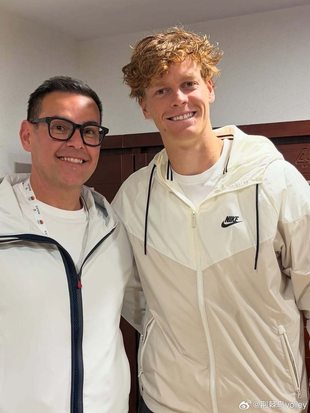 布伦基尼和辛纳，跨界相遇。排球 网球 国际排坛动态