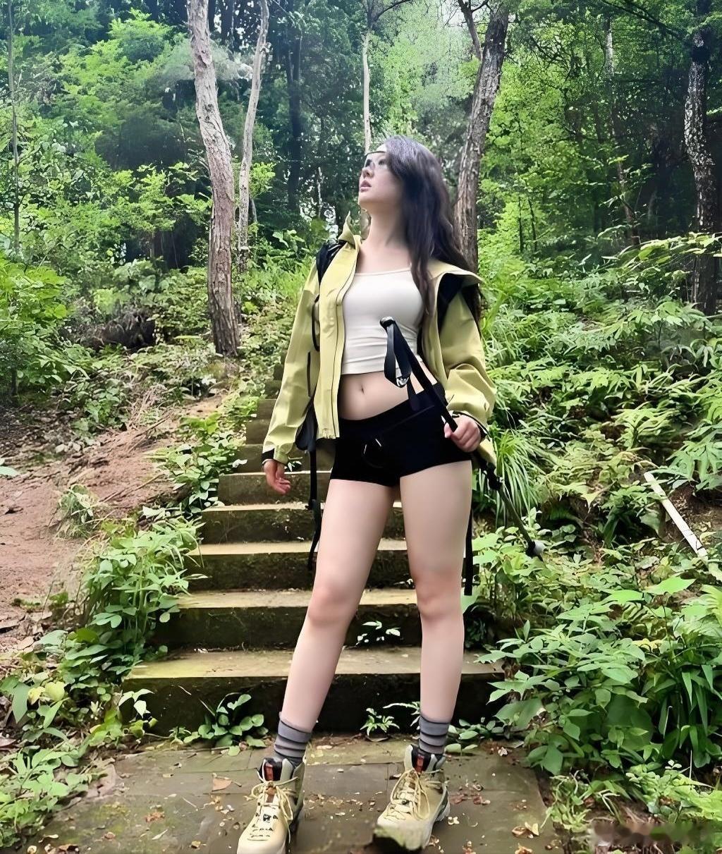 冬天爬梧桐山，差点被蚊子抬走。[汗][伤心] 