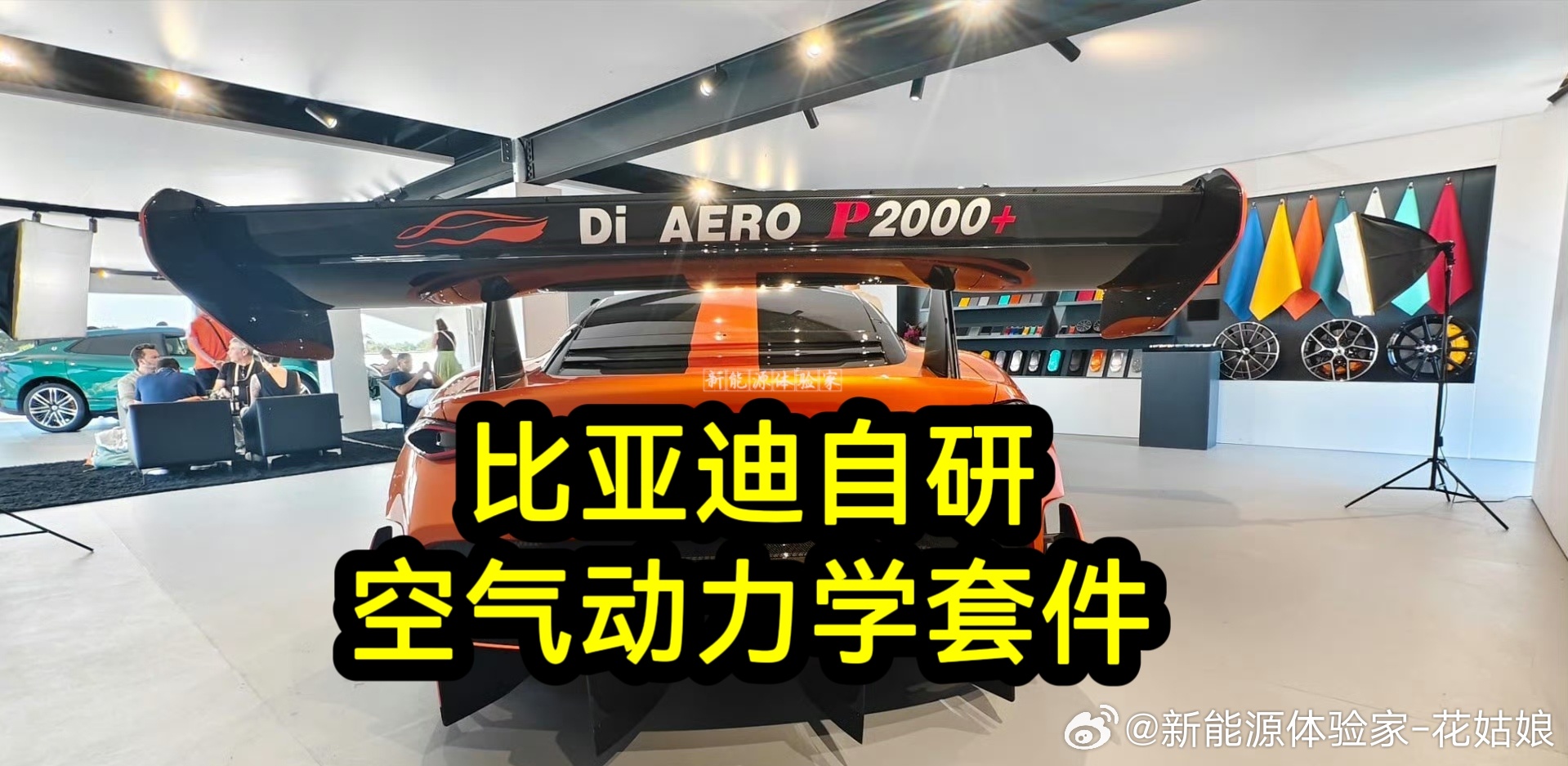 Di‑AERO P2000+ ：比亚迪自研空气动力学套件，可提供2000牛以上下