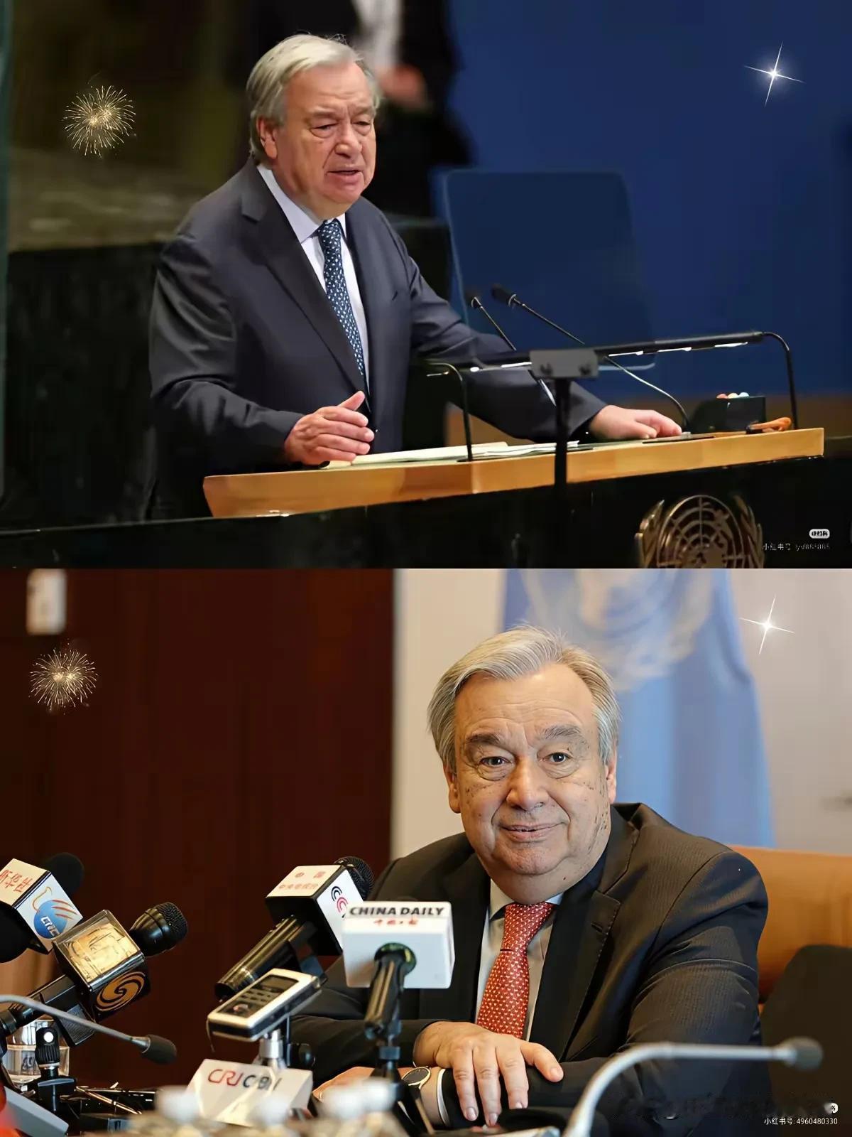 这一巴掌，虽迟但到，打得那叫一个清脆。
古特雷斯在联合国没留情面，到，打得那叫一