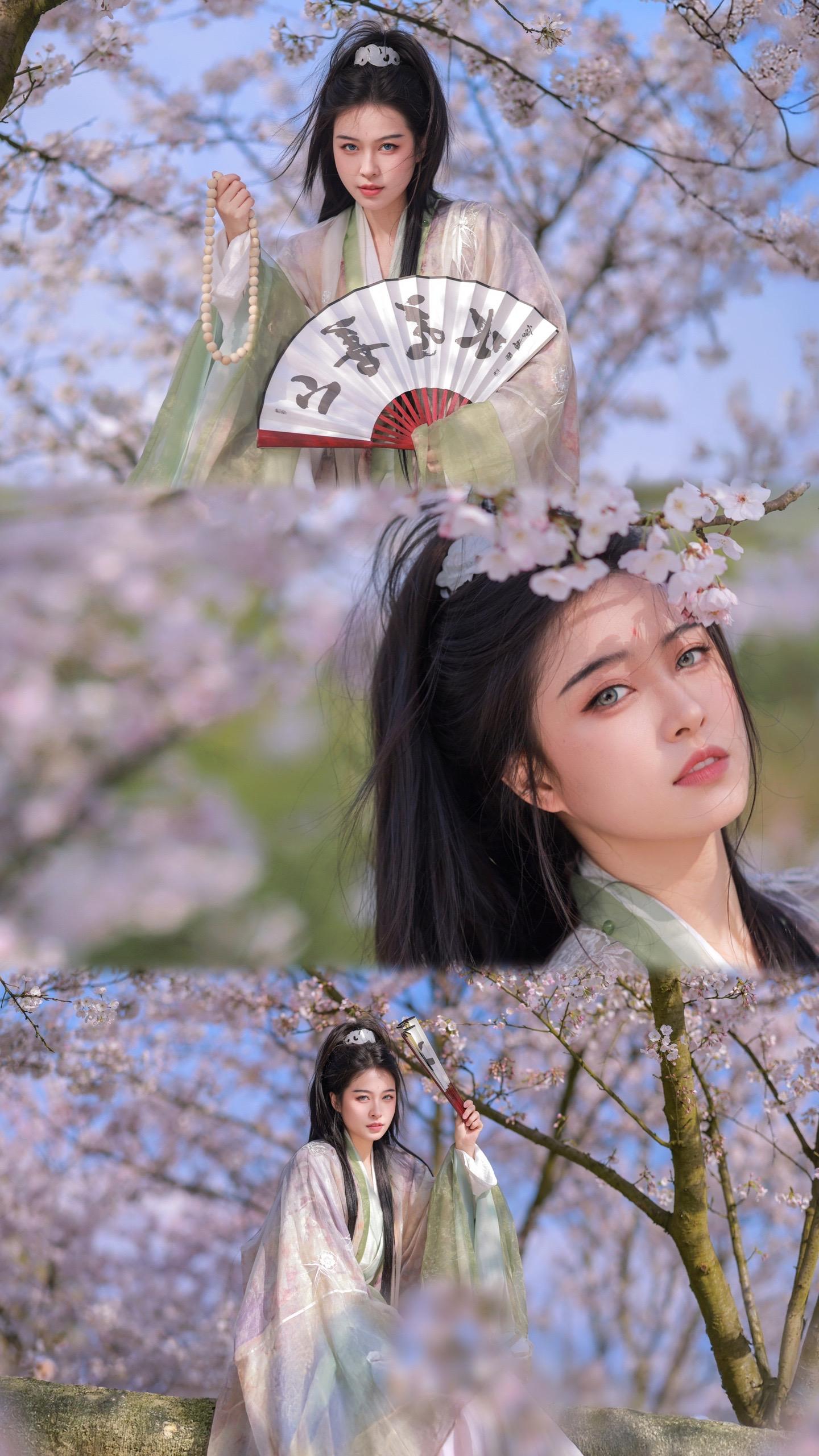 帅一点的也能拍樱花～