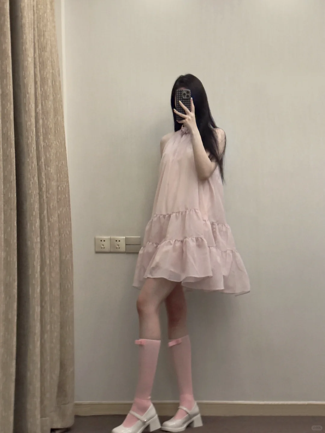 173cm女生｜🌸适合高个子姐妹的粉色连衣裙～