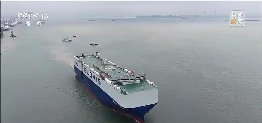 中国“海上巨无霸”交付！全球首艘万车级双燃料汽车运输船爆单到2030年🚢

中