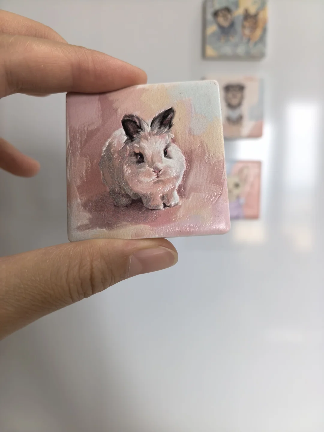油画冰箱贴｜治愈系小宝