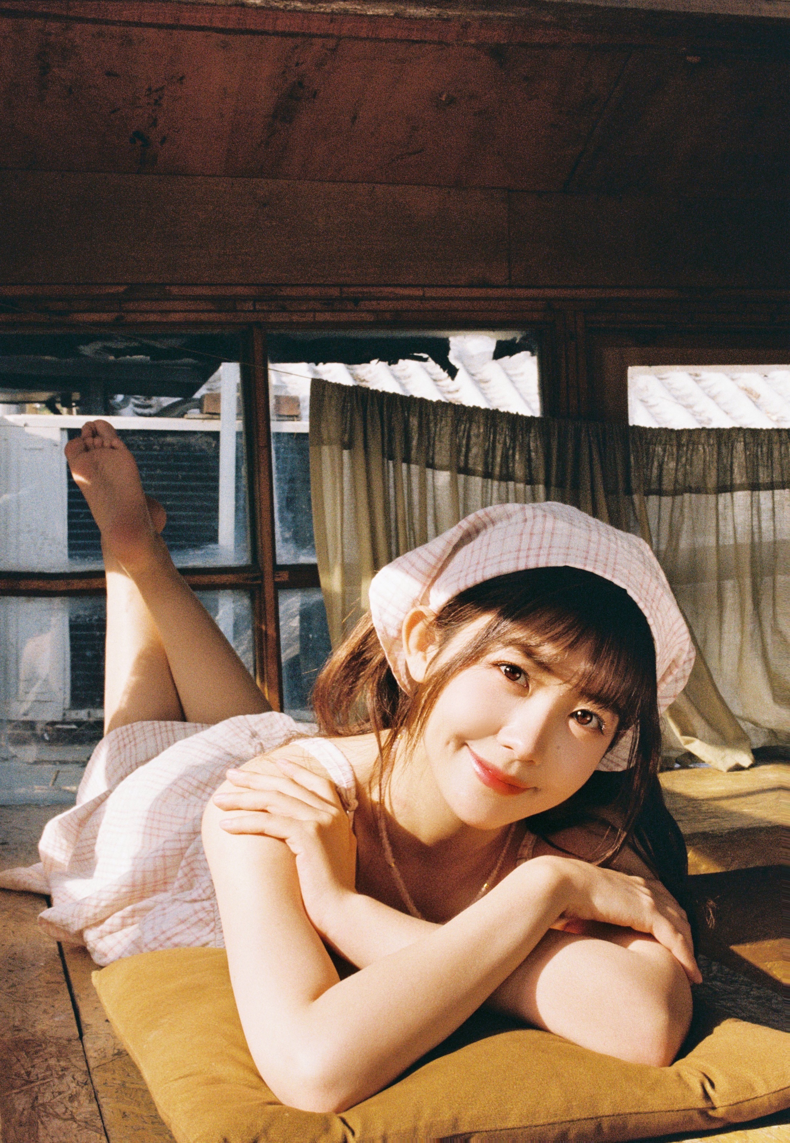 好甜好美的小女孩 赖美云和头巾好适配哦 ​​​