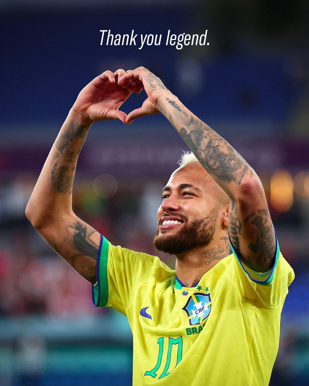 😢 传奇谢幕！🇧🇷 内马尔宣布将退出巴西国家队法甲法甲联赛