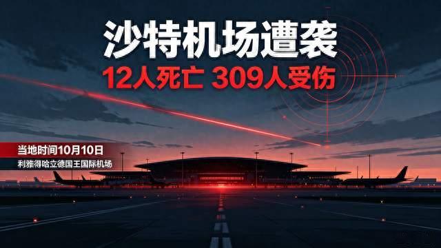 闯下大祸！胡塞袭击沙特机场，数百人伤亡