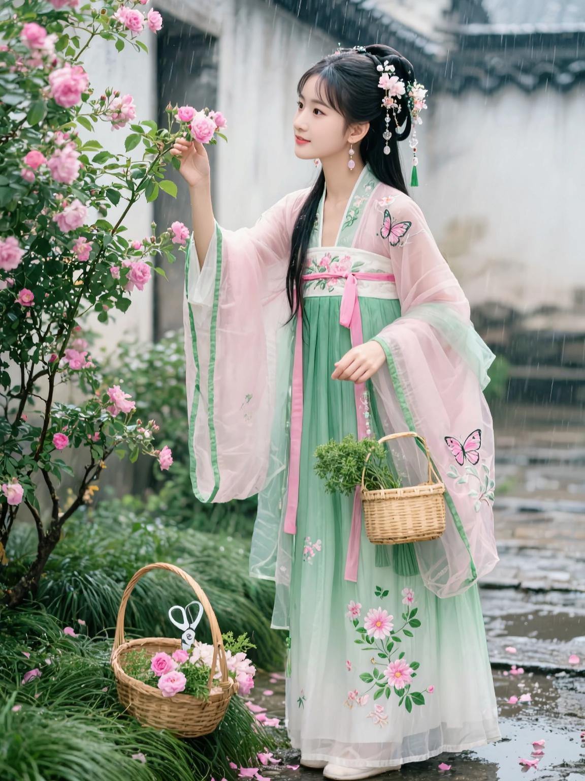 AI春日古风写真 随变ai随便玩