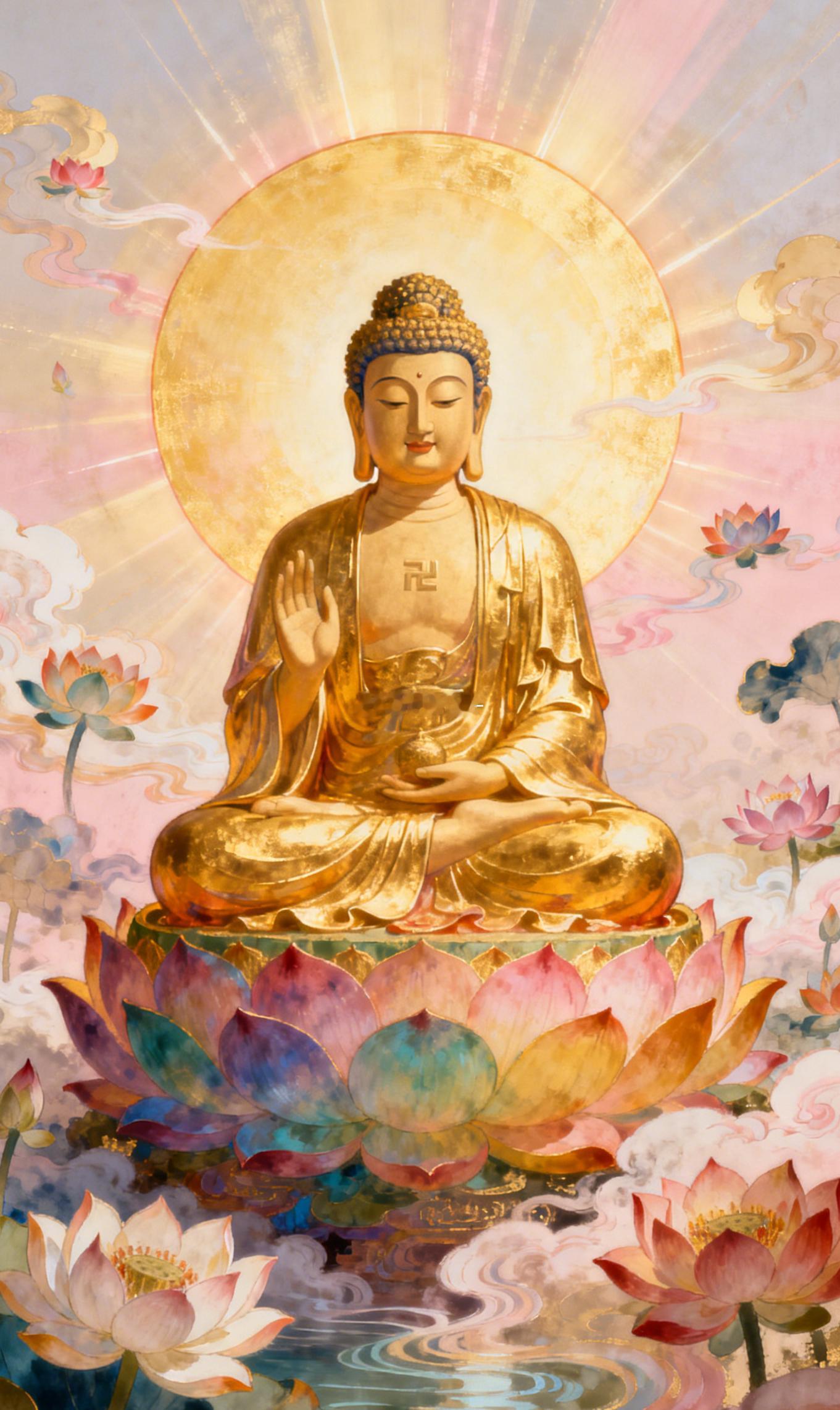 一声阿弥陀佛，清净十方。烦恼不起，怖畏不生，见者得安，闻者得福。奶奶帮大家祈福 