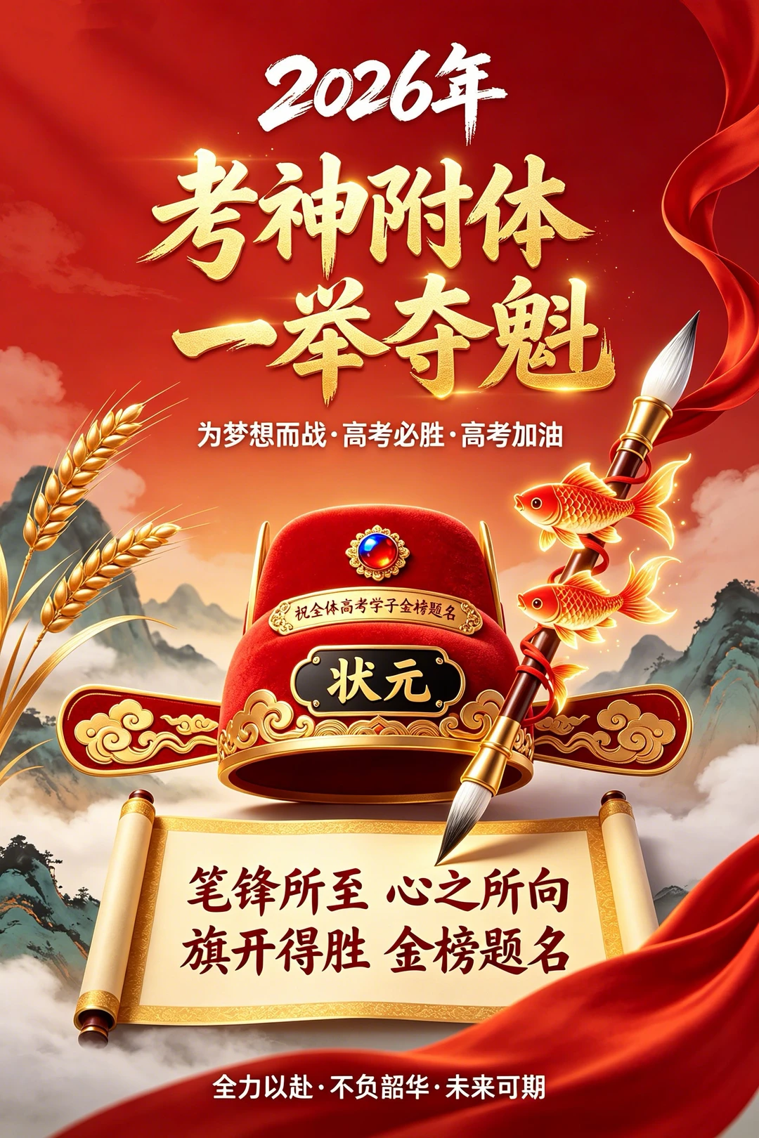2026高考祝福图片壁纸