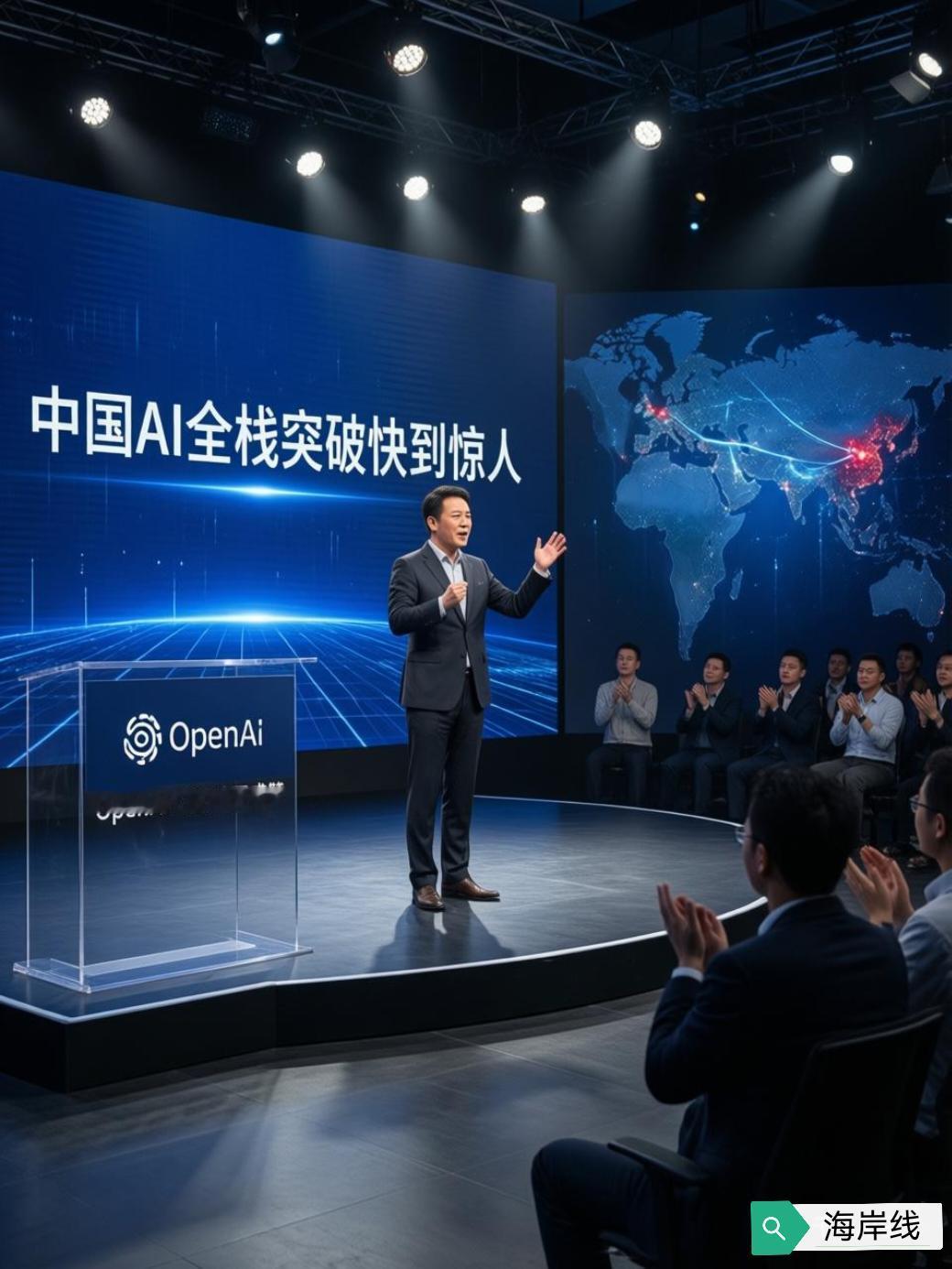 CNBC 2月19日播了一段采访，奥尔特曼在里面聊到中国AI的时候，说了这么一句