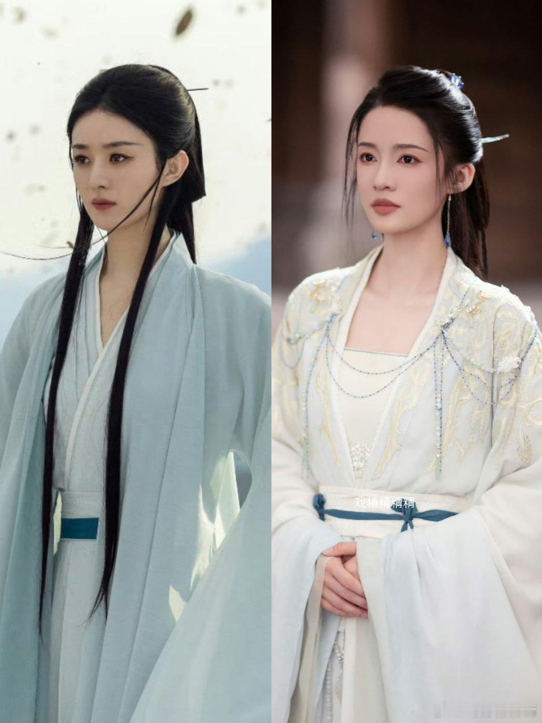 容貌和气质最适合演小龙女的赵丽颖和李沁，颜值巅峰错过了，现在让人意难平啊 