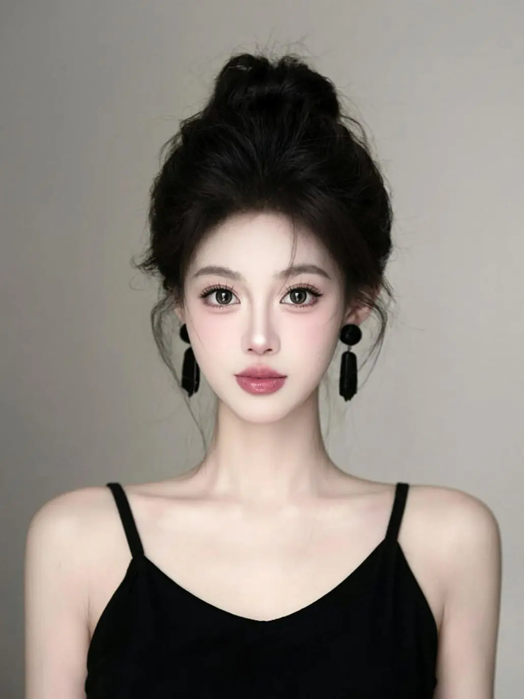 AI清冷吊带写真 随变ai随便玩 写真风格