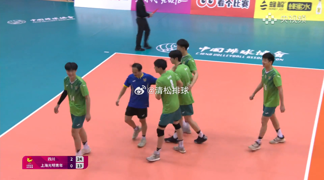 2024-2025中国男排超级联赛B级季后赛F组第十六轮，四川3-0（25-19