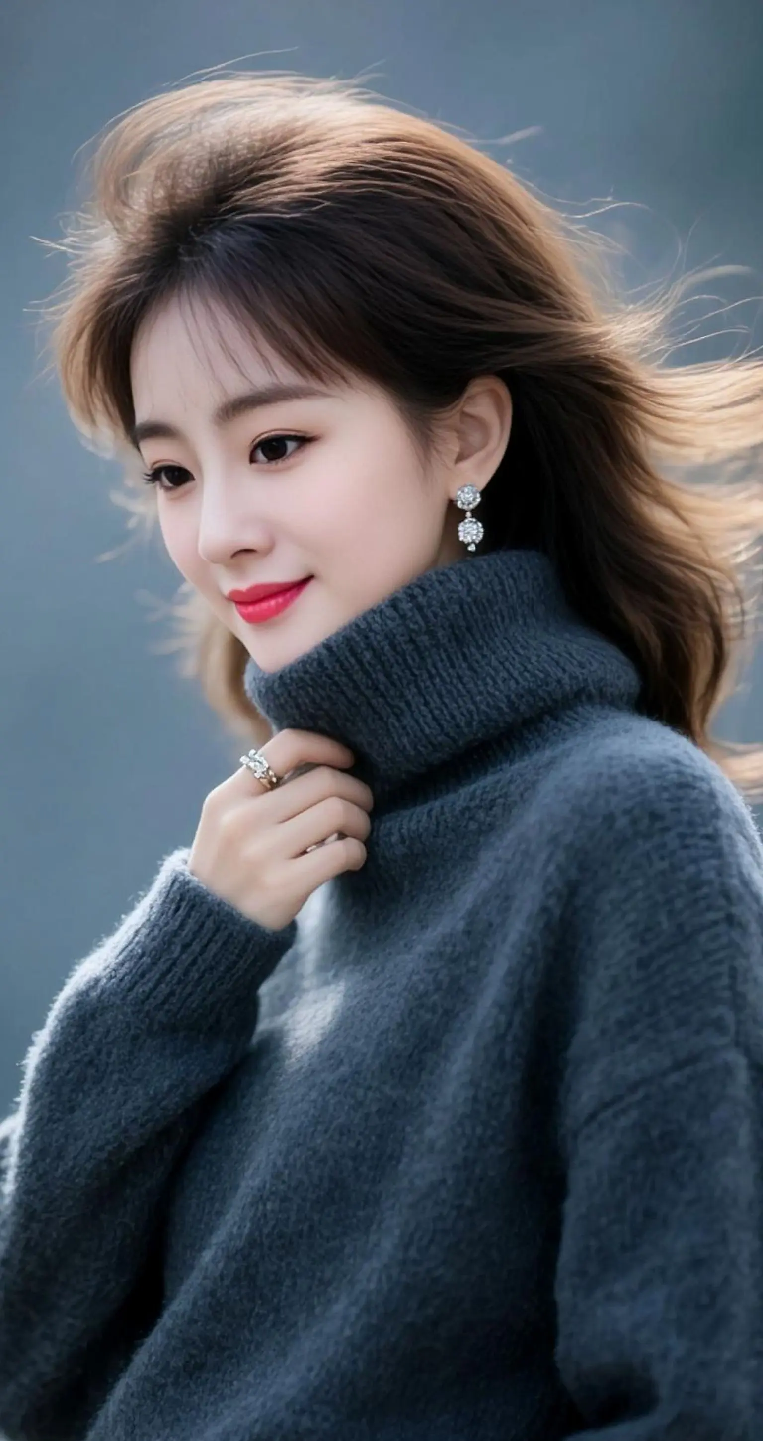 AI高领氛围感写真  ai创作