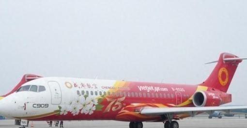 咱家的 C909，在越南飞了半年，租期一到，人家没续，飞机就这么飞回来了，很多人