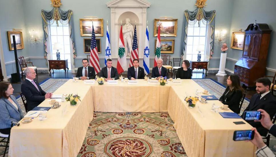 美国国务院发言人表示，在美国的斡旋下，以色列和黎巴嫩代表在华盛顿进行了“富有成效