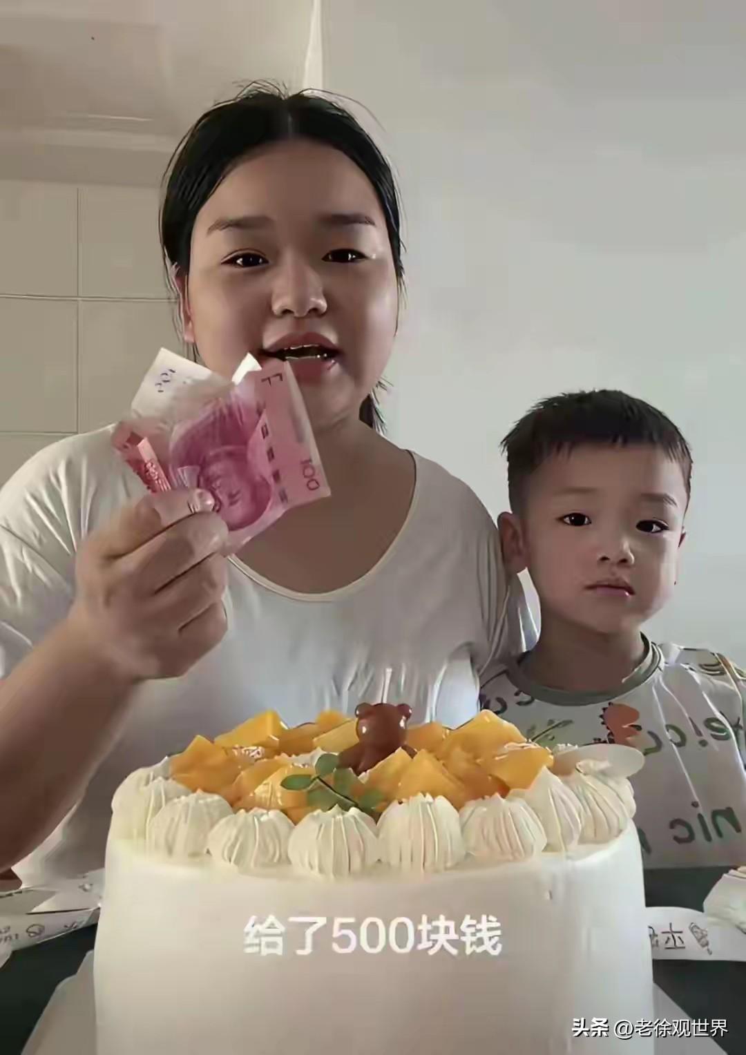 人心不足蛇吞象，贪心不足吃月亮。！女子发文说儿子过生日，孩子的姑姑只给送了一个蛋