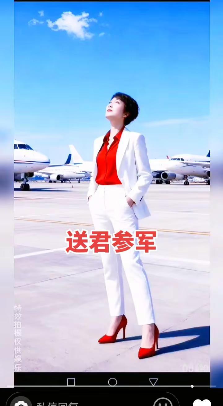 ai跳舞视频制作方法 致敬军旅 军旅生活 空乘 最美空姐