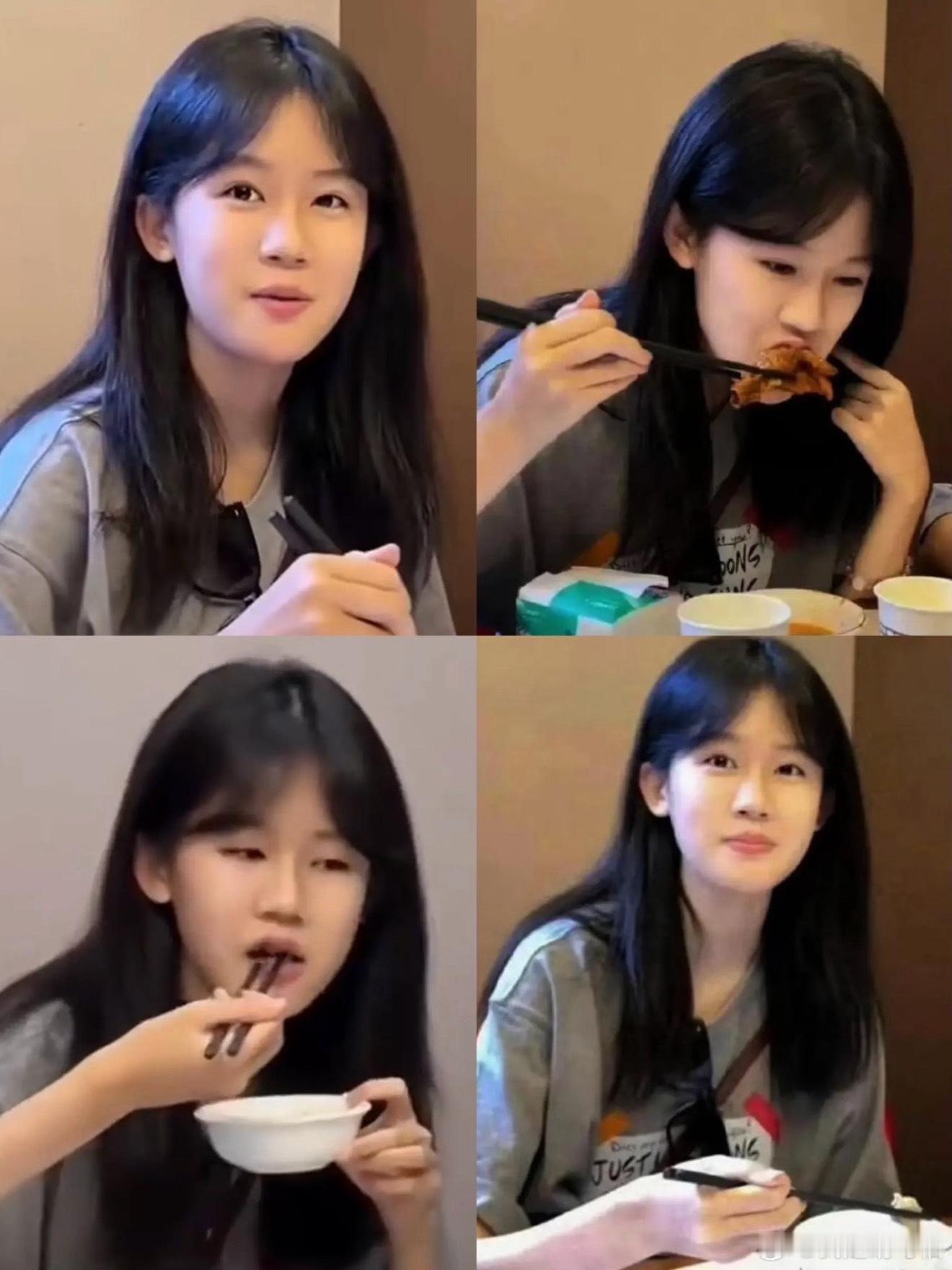 17岁贝儿又高又漂亮出道吧我没异议🙋，长这么好看现实中完全是初恋脸级别的，好看