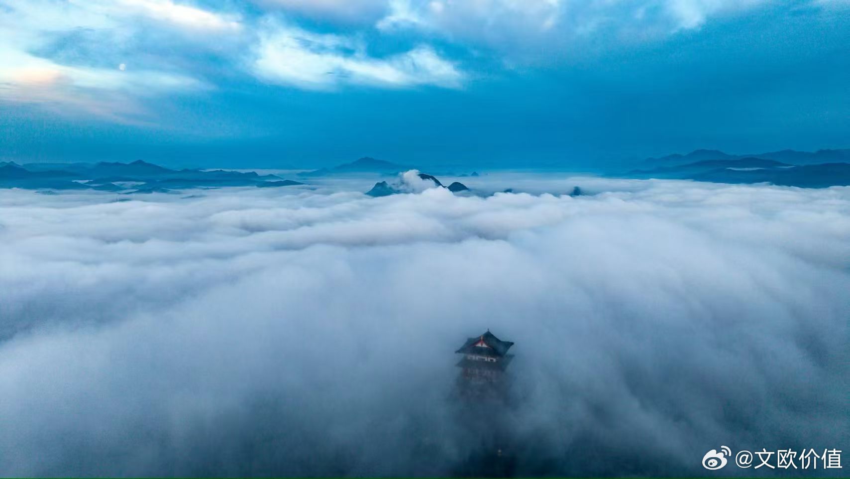 善美韶关欢迎您今日九龄公园大云海🍎🌹 韶关