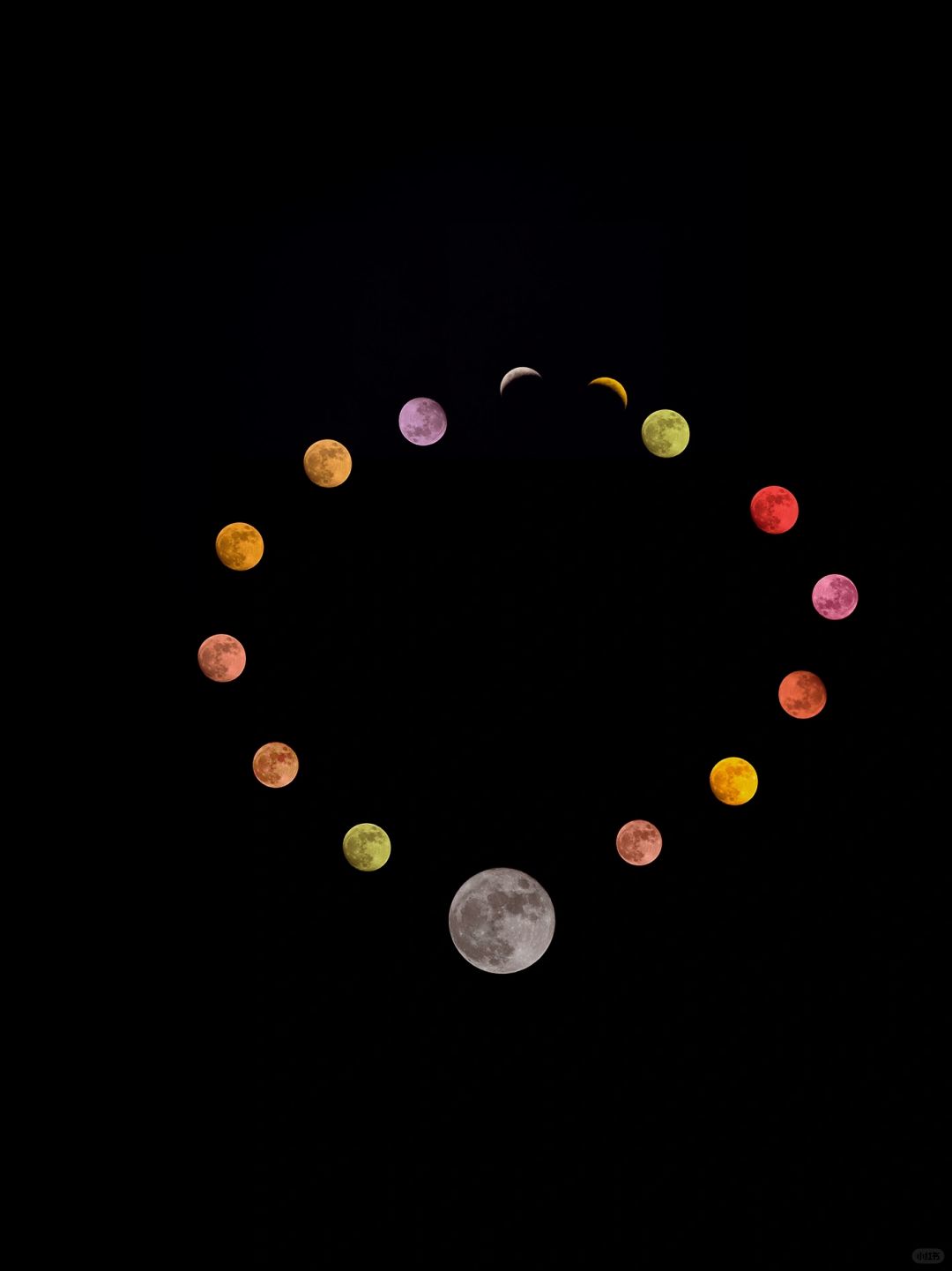 三年时间收集的月亮，做了条项链！