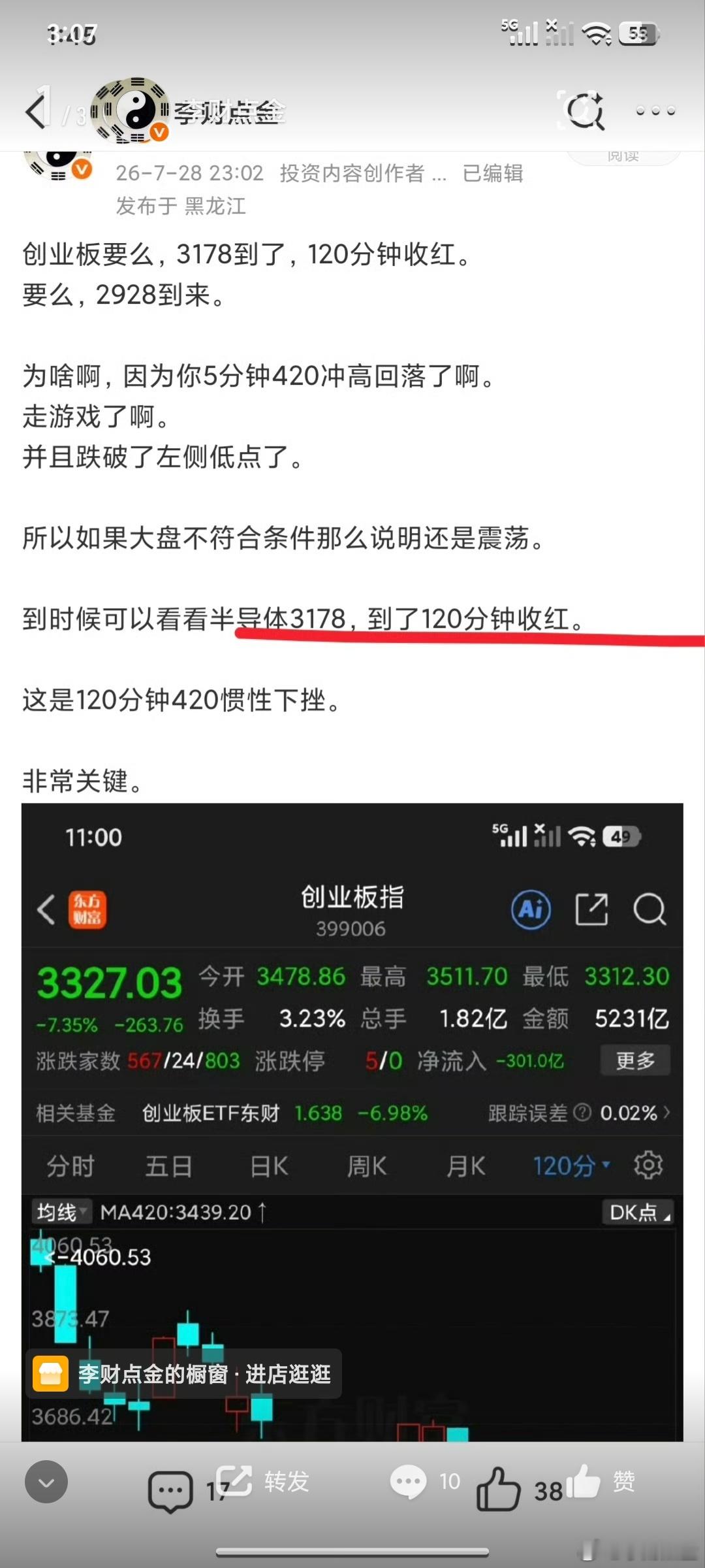 从技术的角度本轮行情主要是创业板低点打出带动了以半导体板块为代表的科技普涨。这么