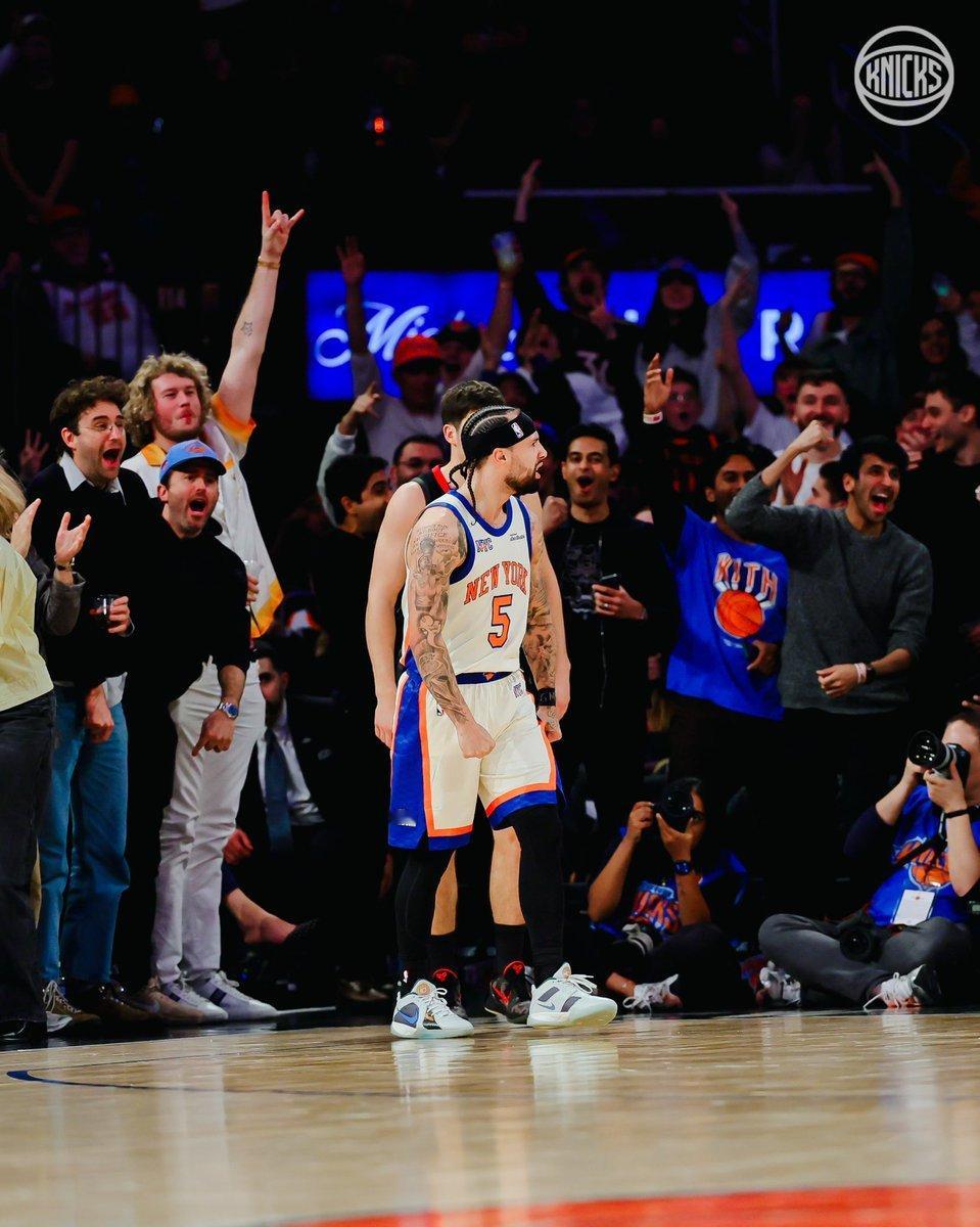 尼克斯18分逆转火箭末节之王布伦森乌度卡暂停留到下一场非常“纽约”的一场球，超级