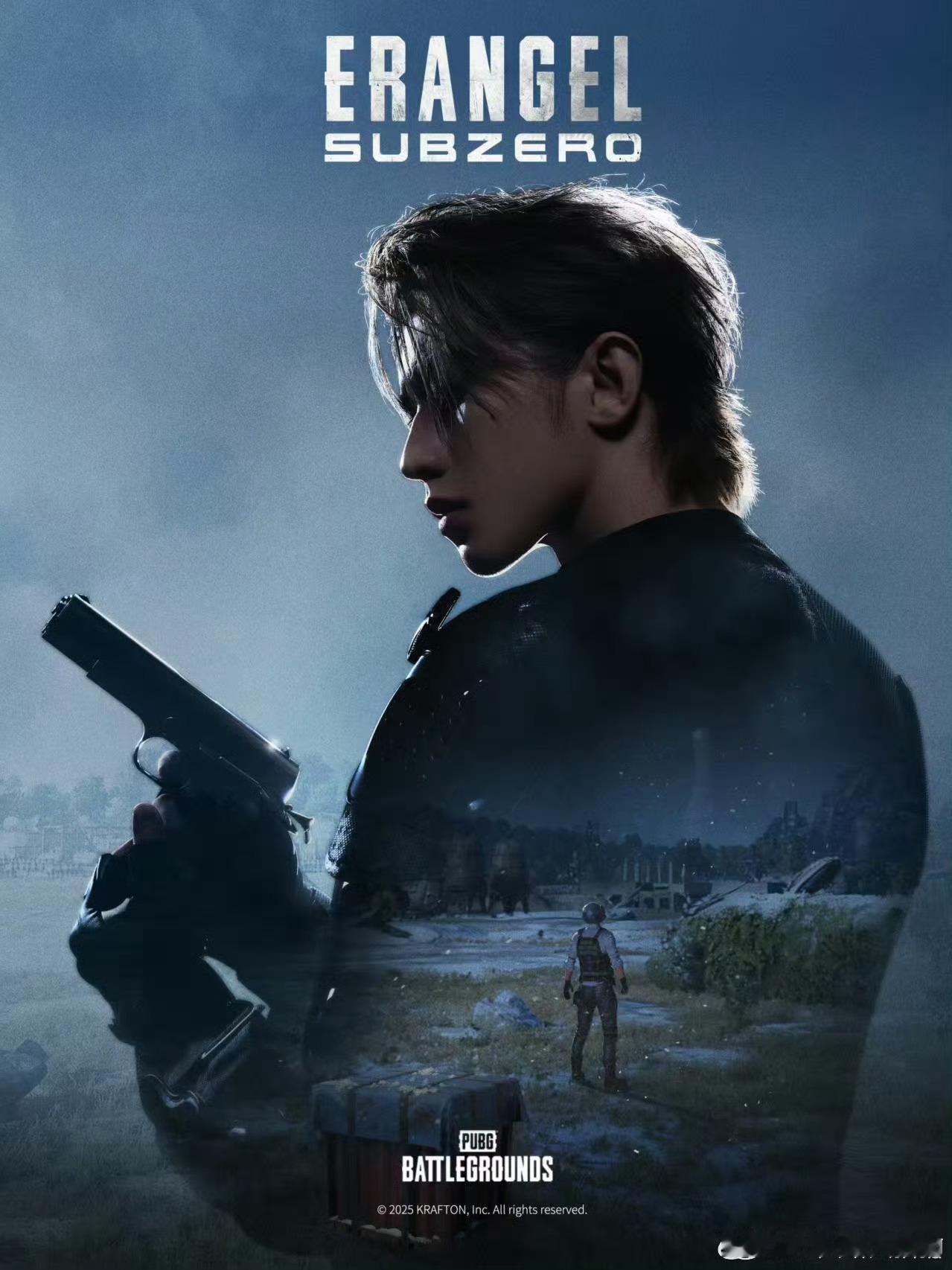 蔡徐坤 PUBG哇塞蔡徐坤变成PUBG的代言人了，这下老玩家必须支持一下了❗ 