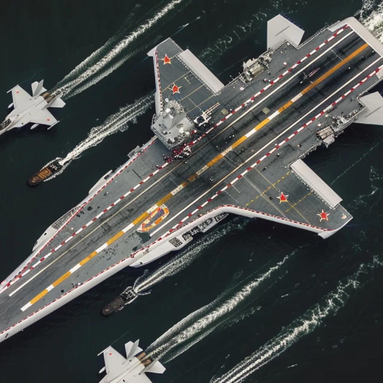 咱们国家的“福建舰”终于正式出海试航了！搭载着电磁弹射系统的歼-35战斗机也顺利