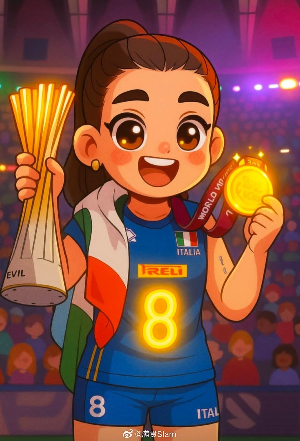 女排[超话] mvp奥罗2025女排世锦赛 ​​​