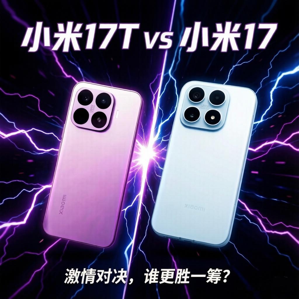 30大差别！小米17T对比小米17俩兄弟大对决，谁更胜一筹？1.小米17搭载骁龙