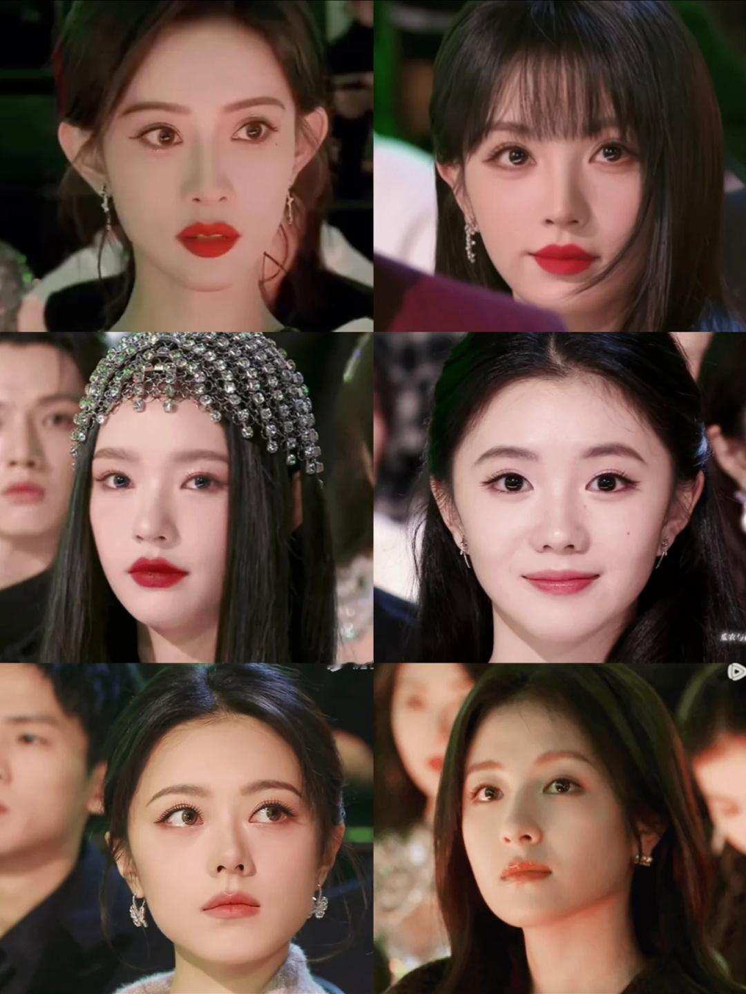 我嘞个盛世美颜啊！！！以后鹅的活动，女明星可以放心的参加了[笑cry]内场打光很