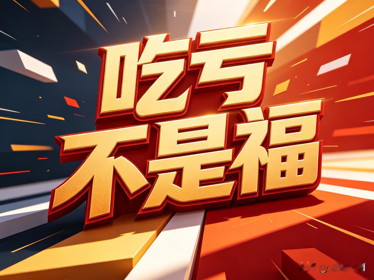 我认为不相信。只是安慰老实人的热鸡汤罢了。别再信“吃亏是福”了，这才是大实话
 
