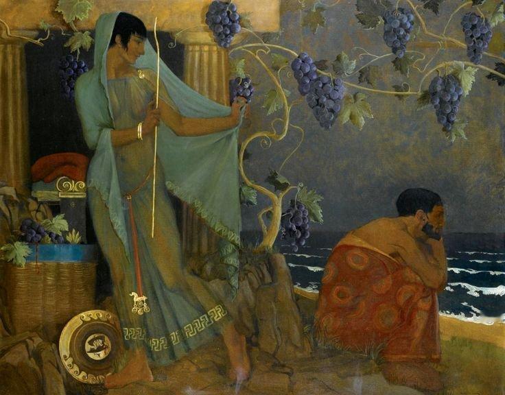 νόστος（nóstos）古希腊语，意为“返鄉”或“回家”。  Nostalg