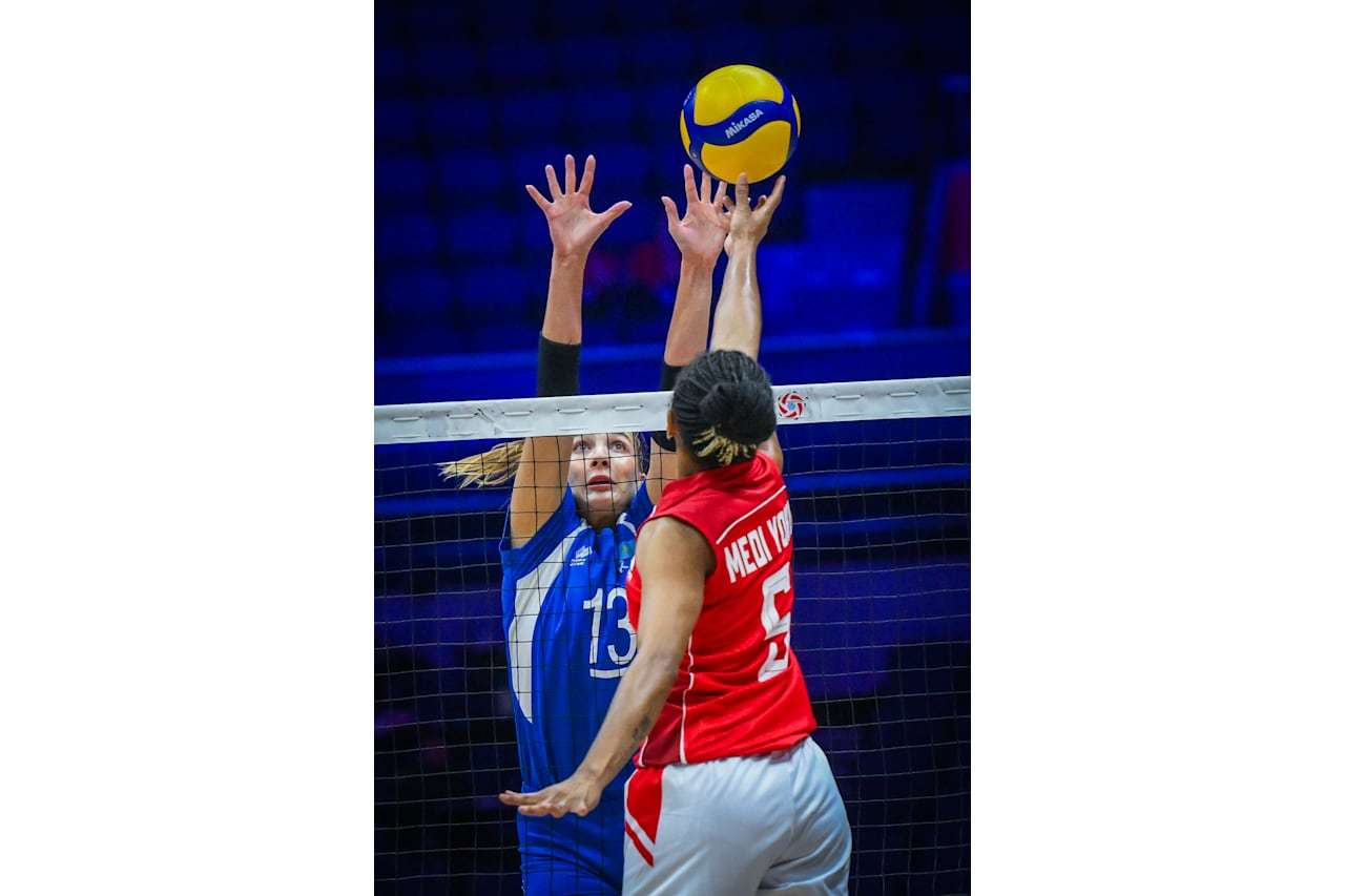 2026女排亚锦赛 印尼🇮🇩可以啊，两个25-22拿下哈萨克斯坦🇰🇿，大