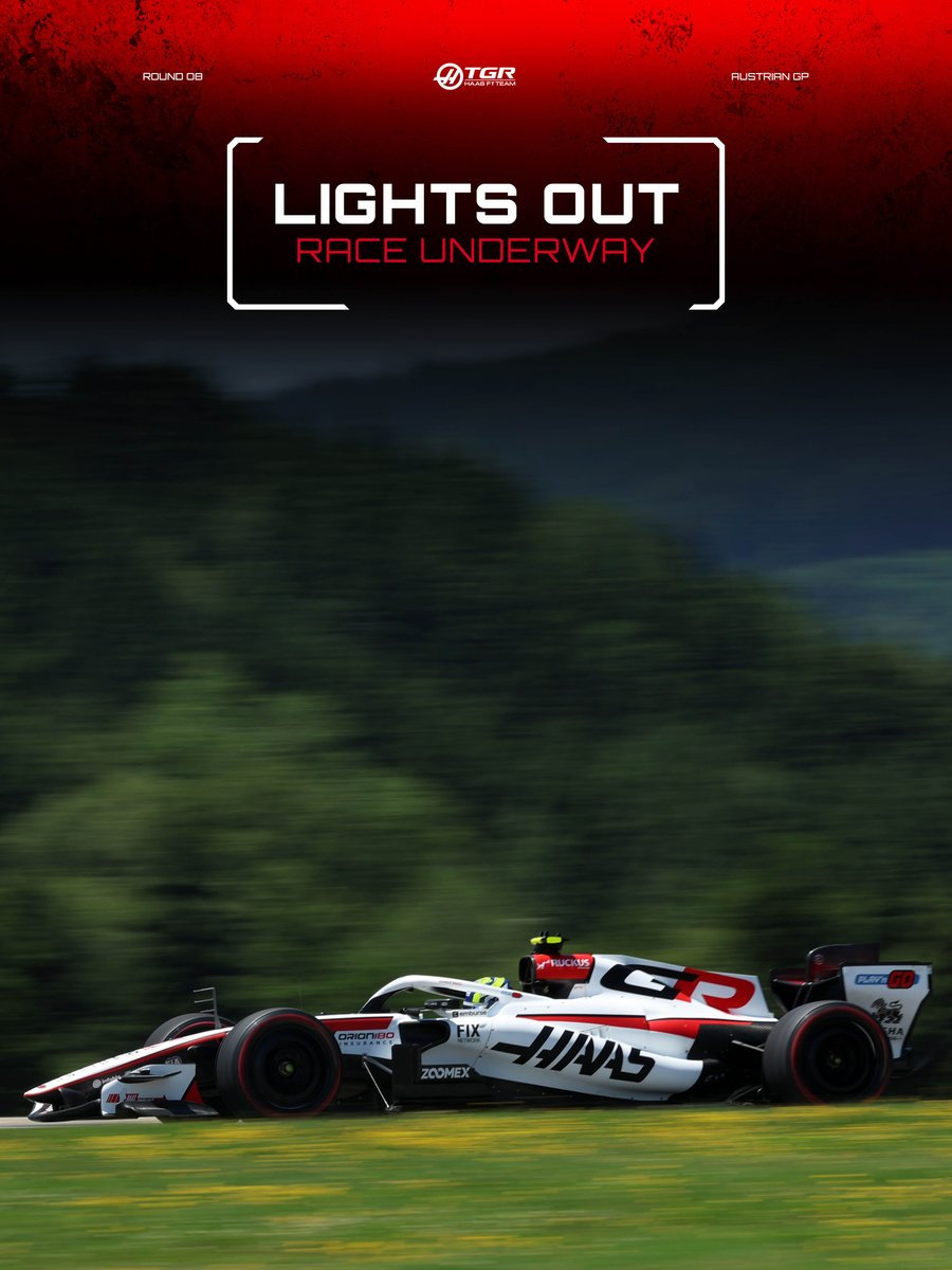 五盏红灯熄灭奥地利正赛开始！哈斯F1车队2026F1奥地利大奖赛F1