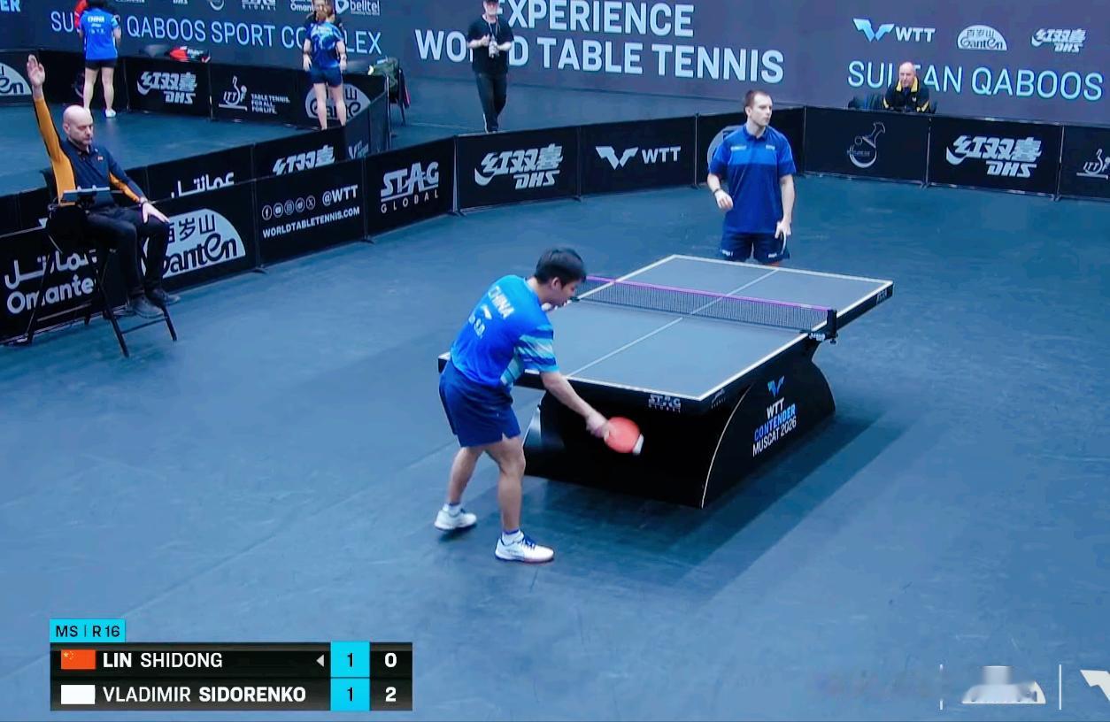 坏了，林诗栋要被爆冷吗？
这次裁判这么严格，
扣了林诗栋两个遮挡发球了。

第一