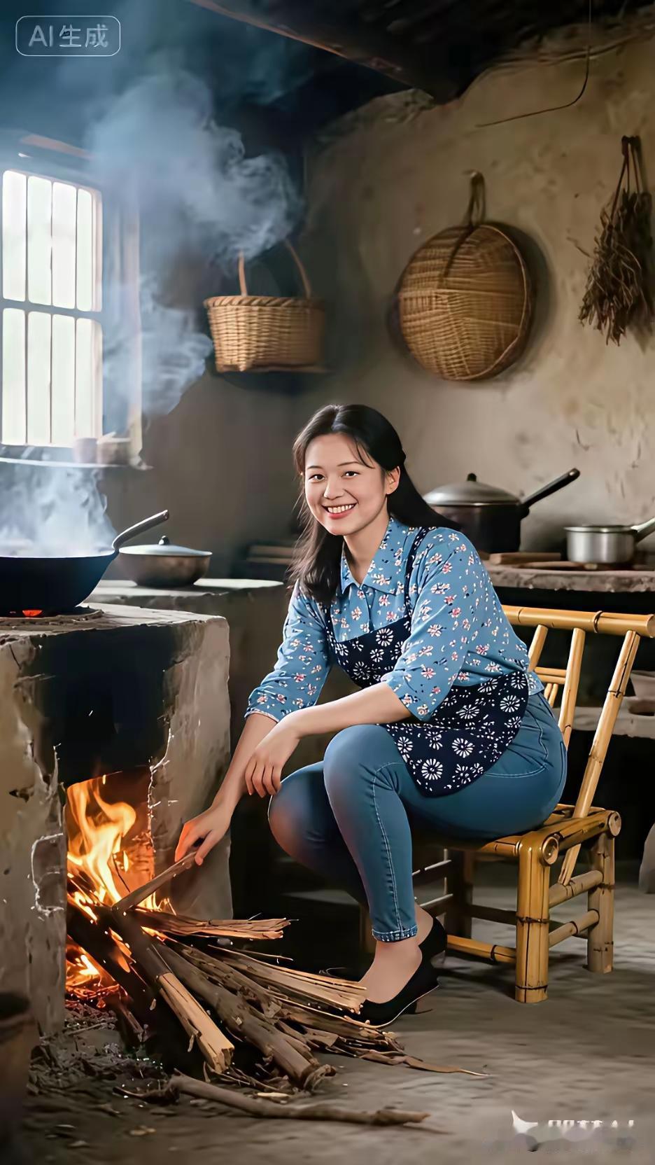 乡村厨房里的温暖时光，亲手烹饪的幸福味道。🍲🔥🌿