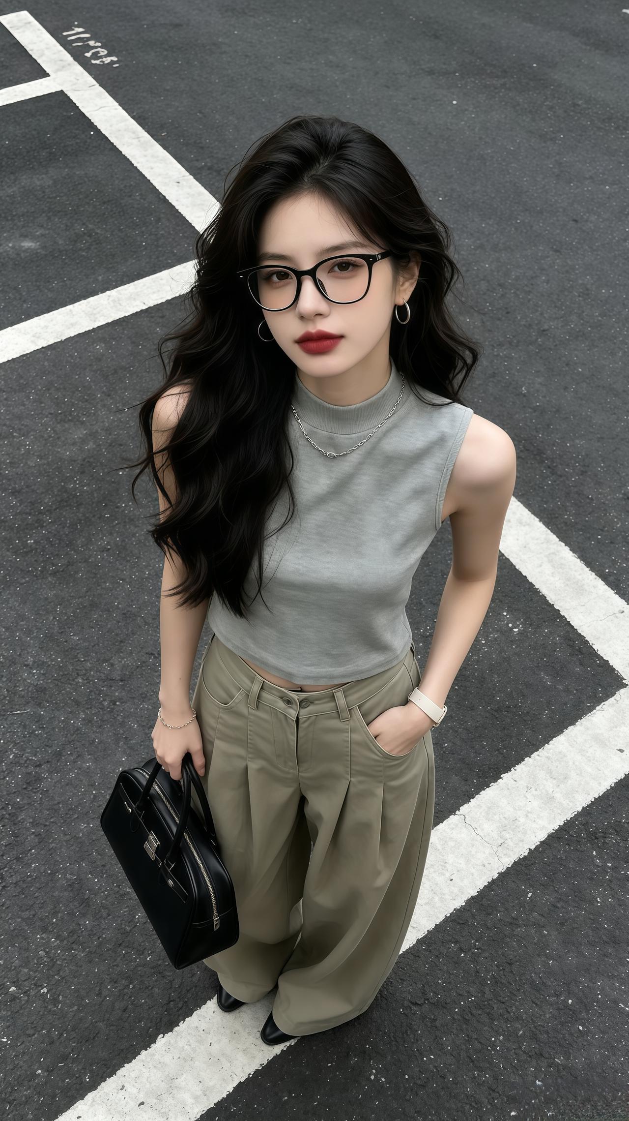 松弛感姐系穿搭 韩系穿搭夏季穿搭 ootd穿搭 穿搭