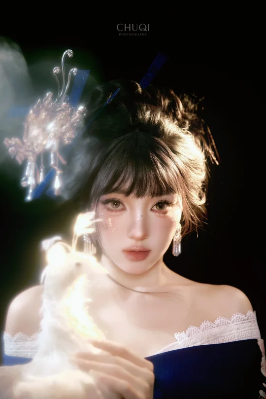 「蓝色鸢尾花🦋冰山美人」｜青岛和服写真💙