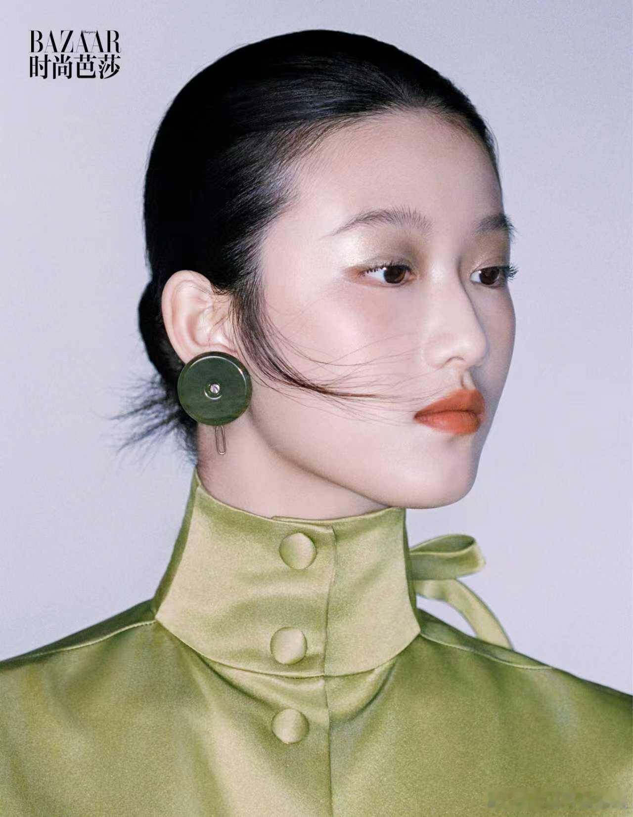 芭莎给小🌸刘琪锜，吴浔知夏，毛小慧拍的东方之美国风大片！ 