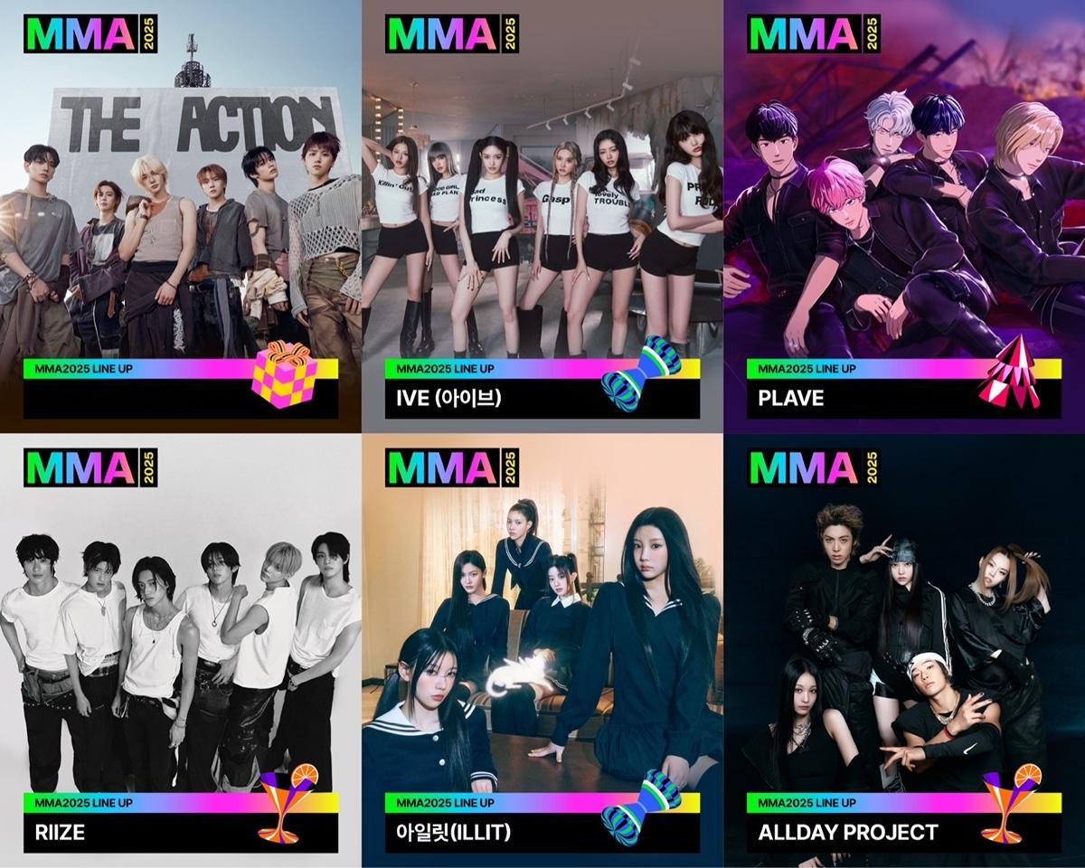 [2025 MMA] 截至目前的韩国Melon音乐盛典出演阵容 