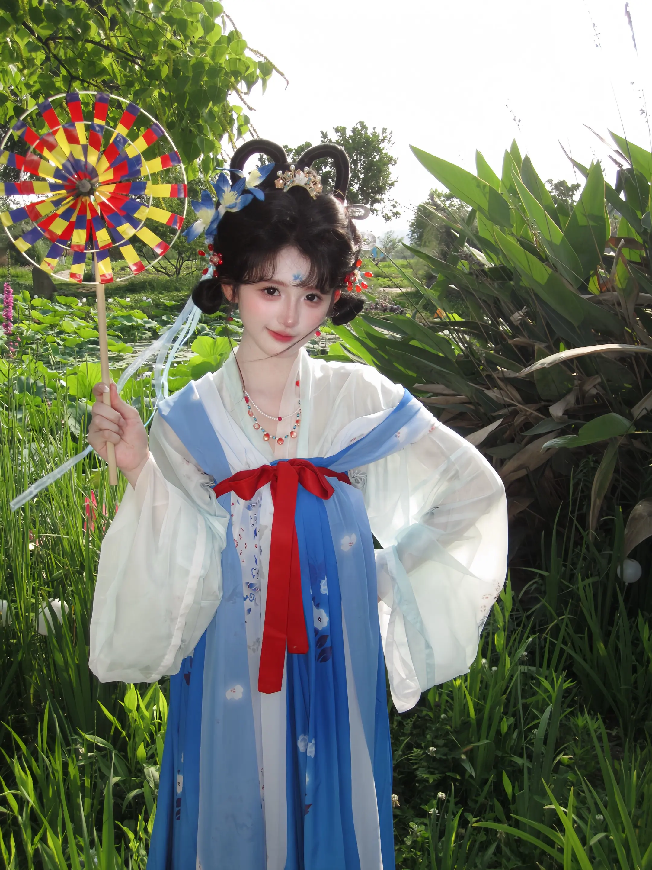 蓝色小唐风真的太仙了💙 尊嘟忍不住内心的喜欢😍