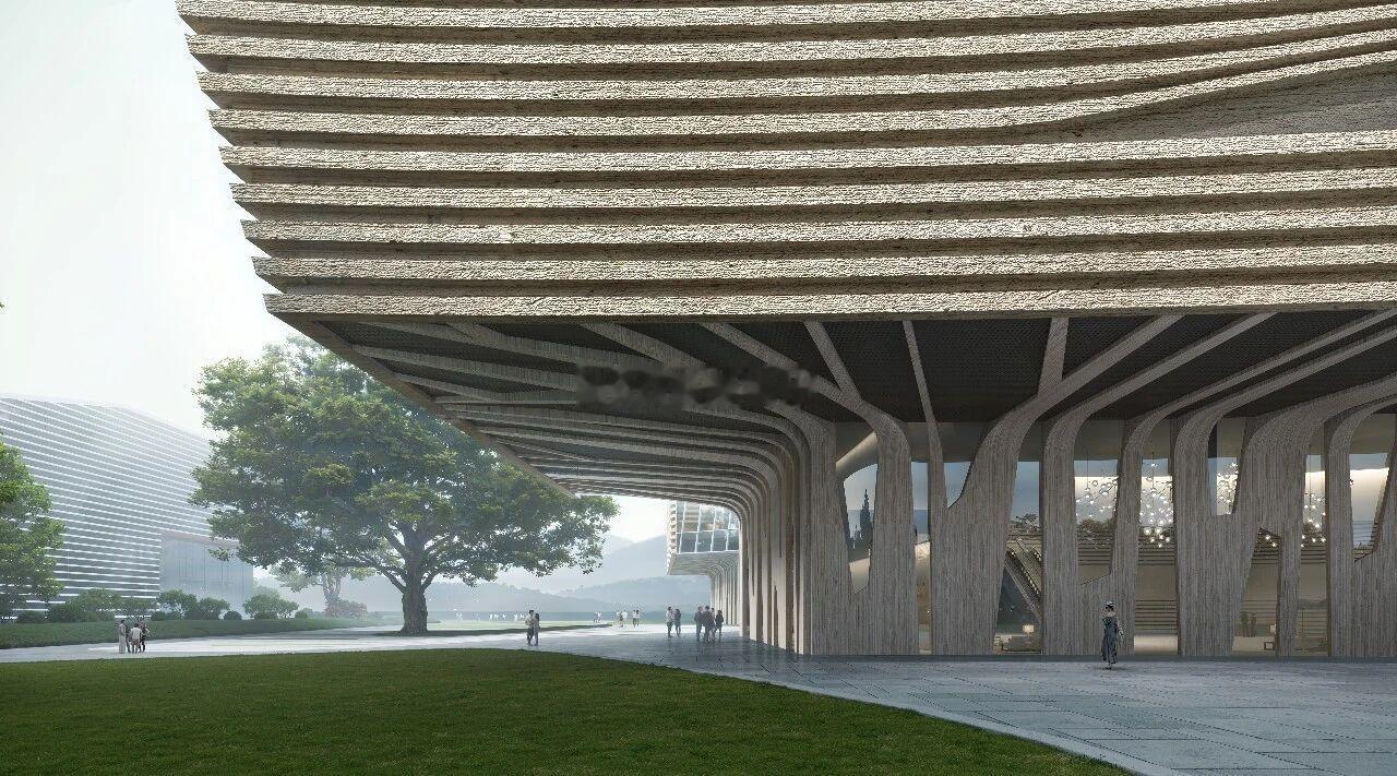 选址在旗山湖的 福建（福州）华侨博物馆比选方案 