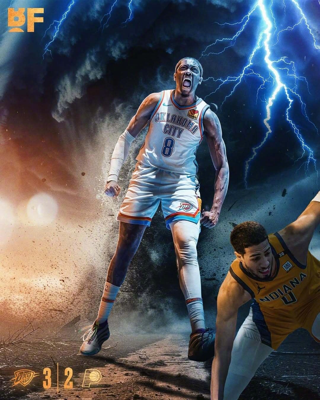 NBA季后赛3比2！雷霆攻下天王山！杰伦40+6+4要抢MVP  雷霆120-1
