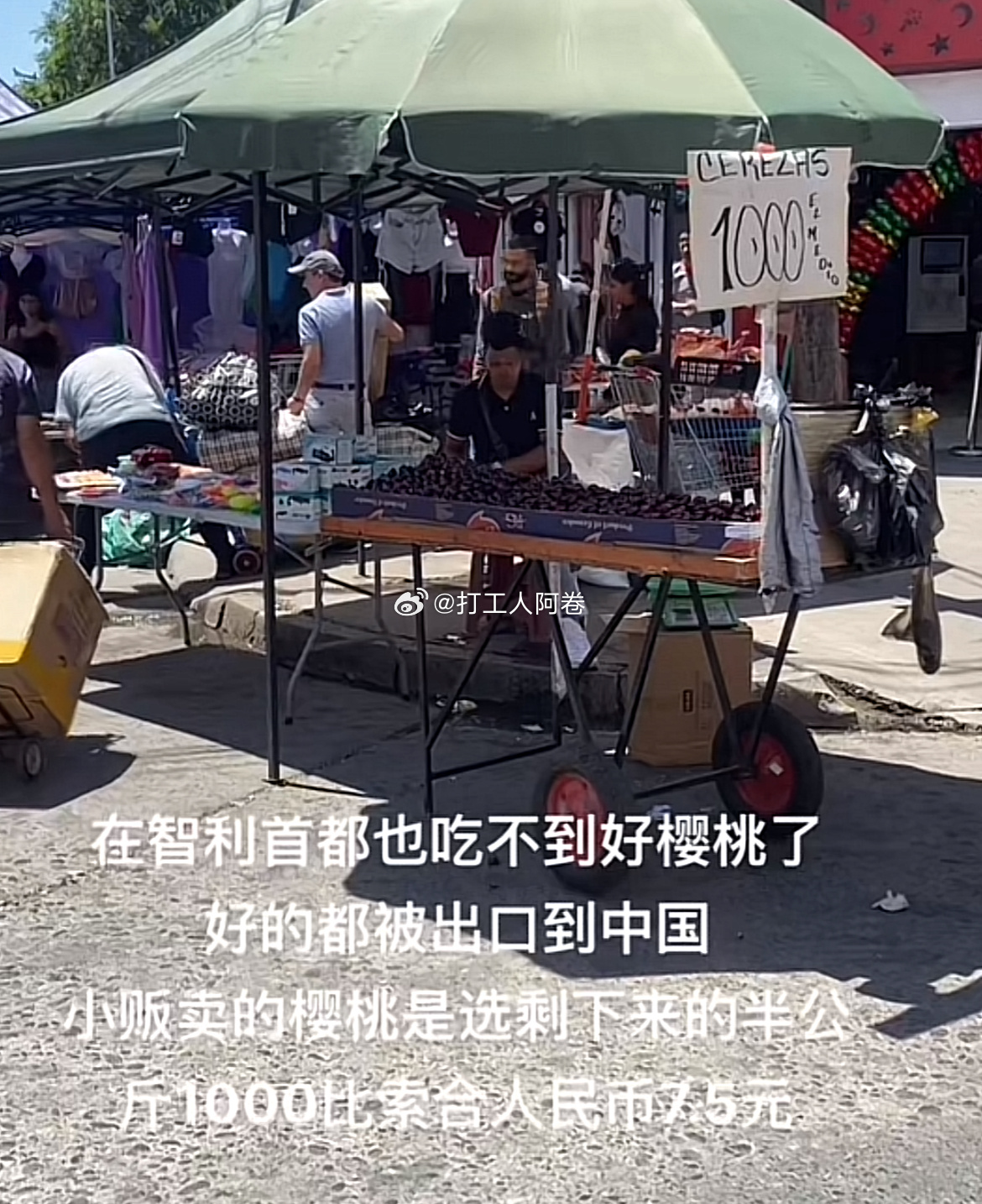 智利首都都买不到好樱桃了吗？ ​​​